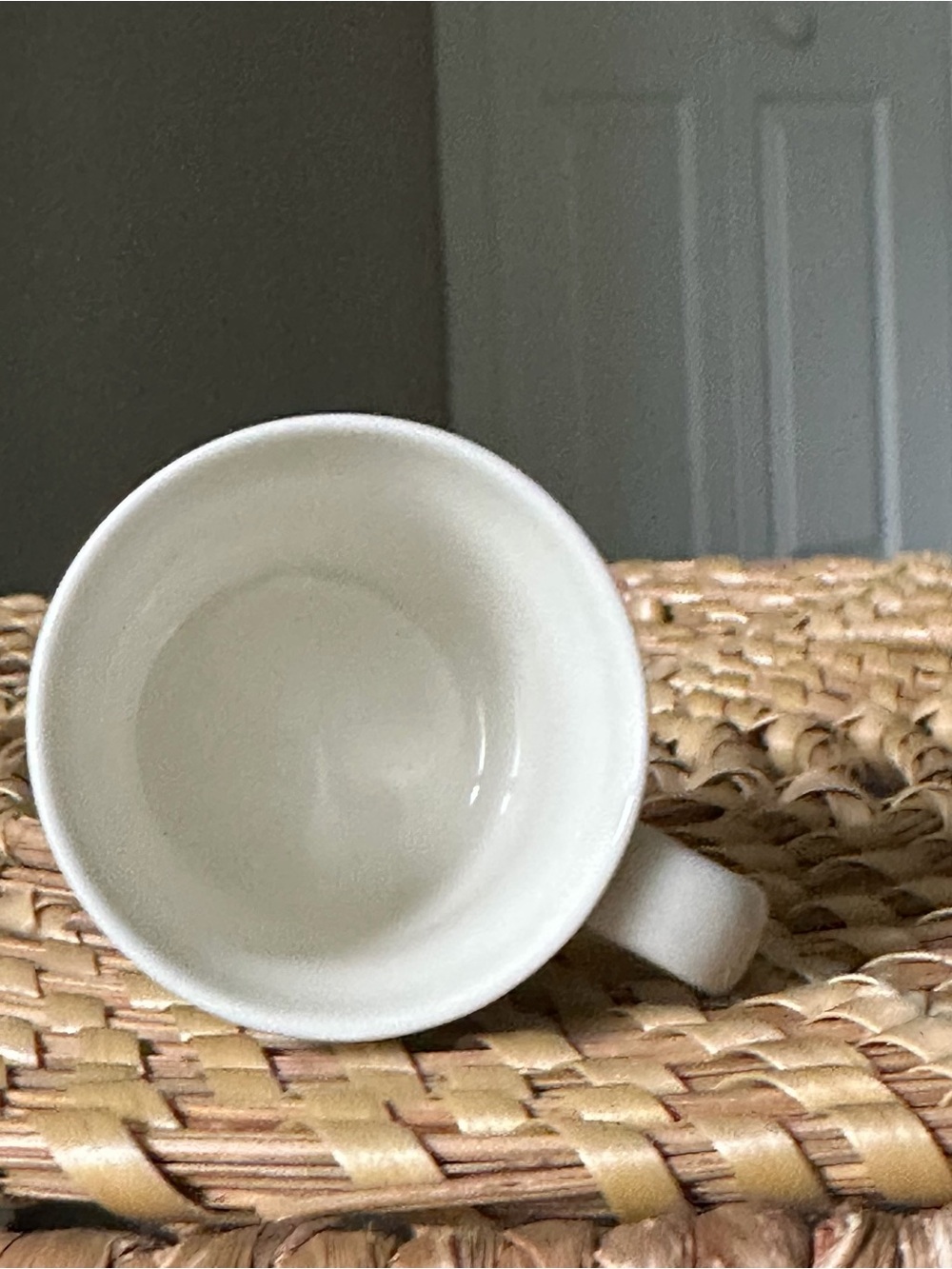 Starbucks White Ceramic Espresso Mini Mug with Green Logo 3 Oz Coffee Cup - Picture 5 of 7